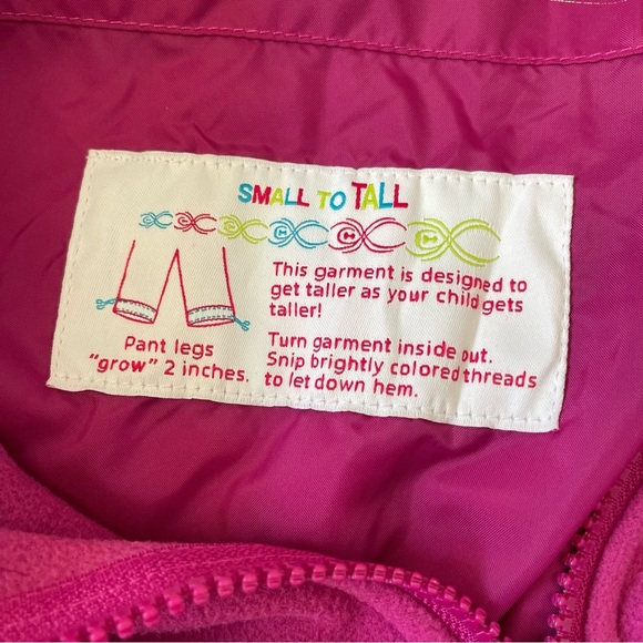 Youth Girls Spyder Sparkle Ski Snowboard Insulated Bib Rasberry Pants Size 5 - Picture 4 of 9